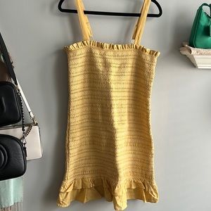 Stretchy tank top dress, above knee length